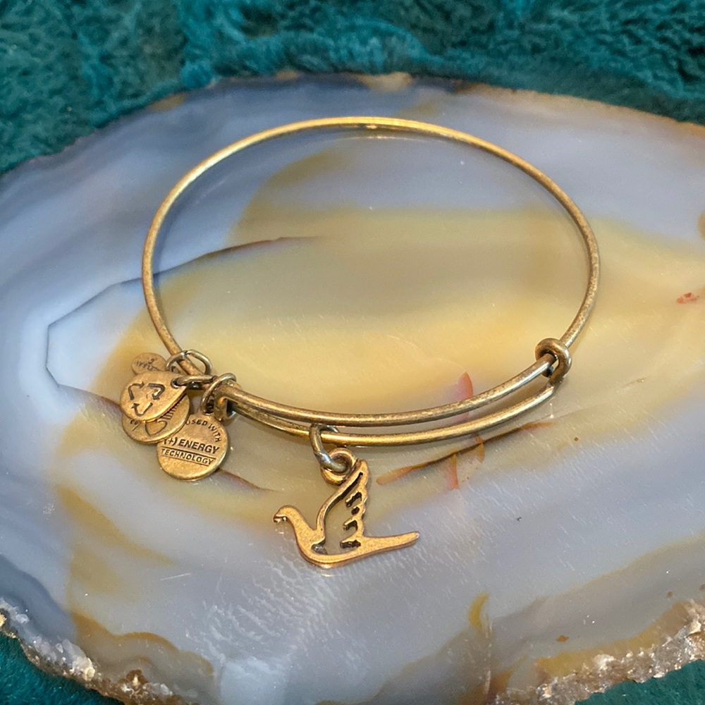 Golden dove Alex and ani bracelet